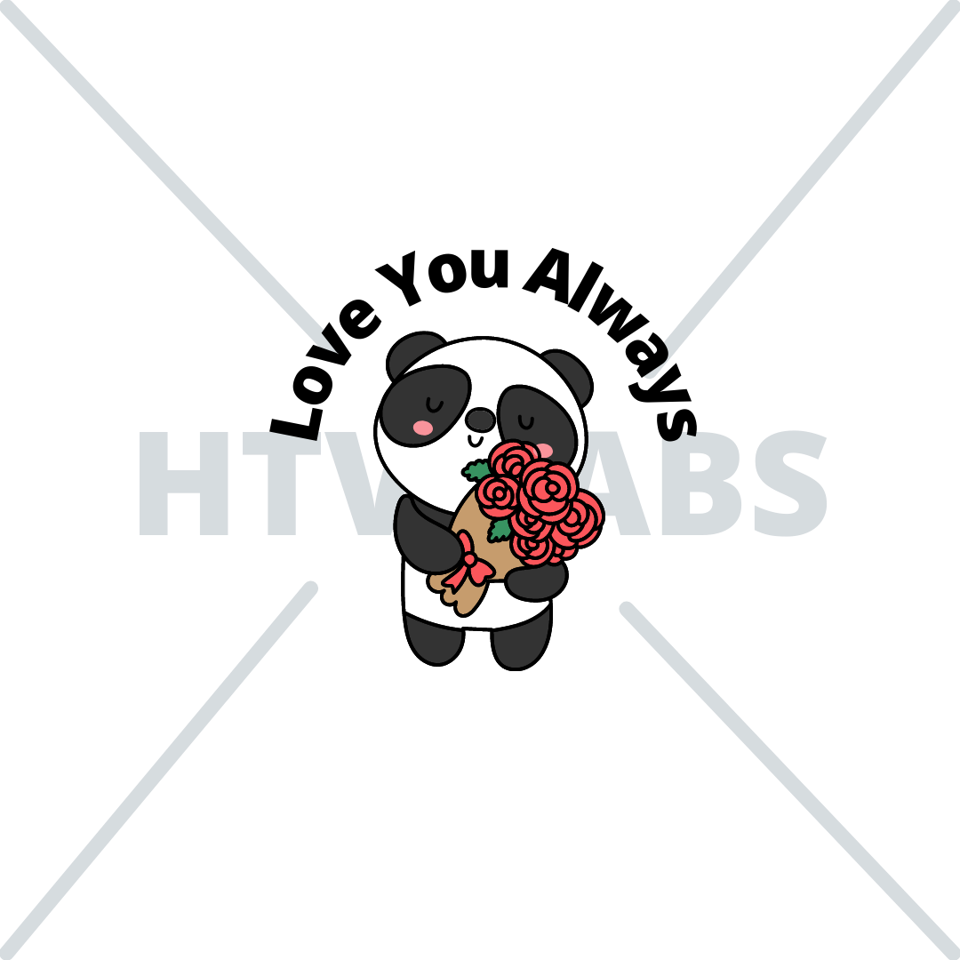 Love You Always Bear SVG