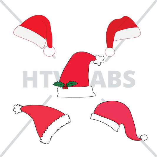 Christmas-Santa-Hat-SVG-Bundle