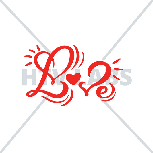 Hearts-Love-Calligraphy-SVG